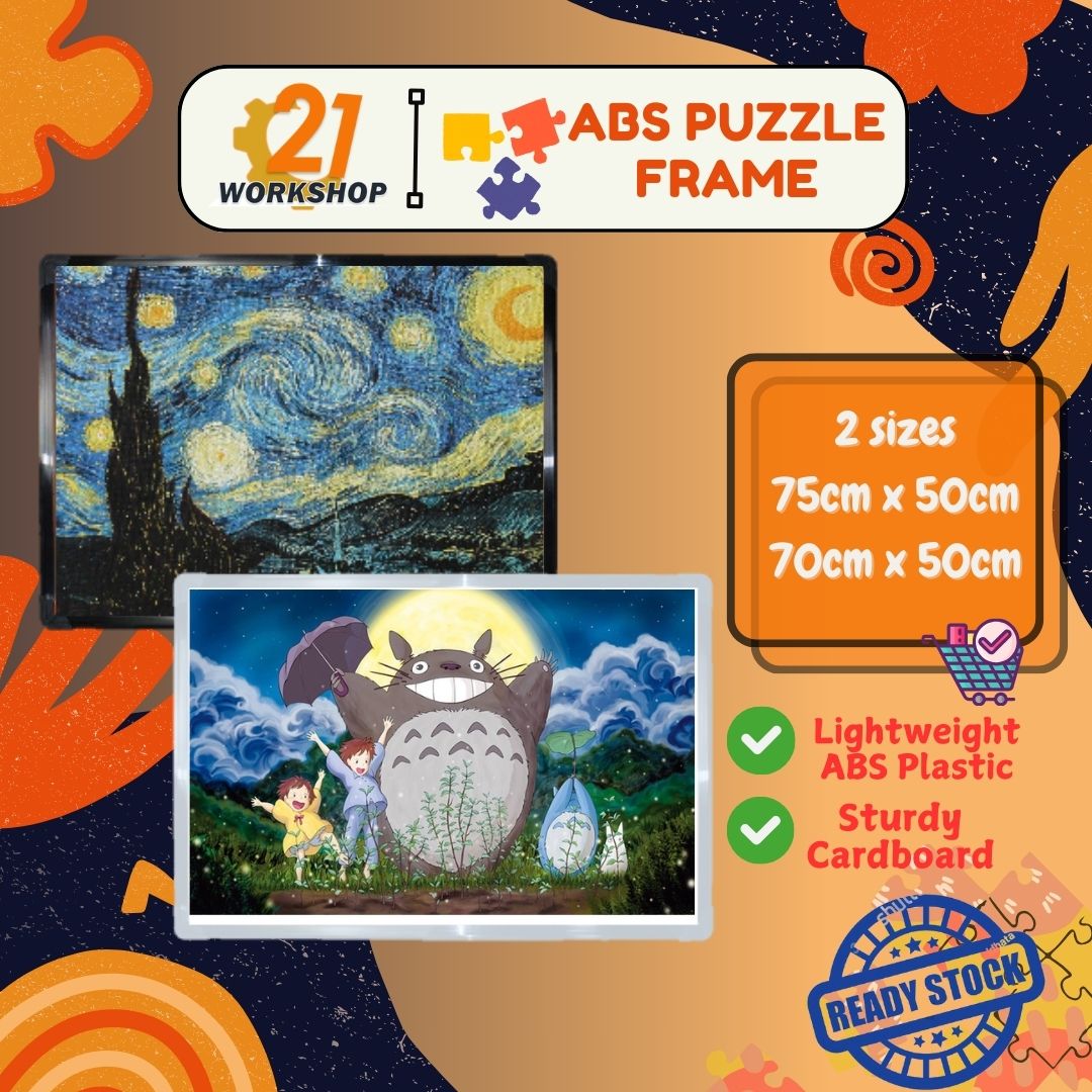1000PCS Jigsaw Puzzle Frame (70x50cm / 75x50cm) | Wall ABS Frame | Photo Frame | Decoration | 拼图相框