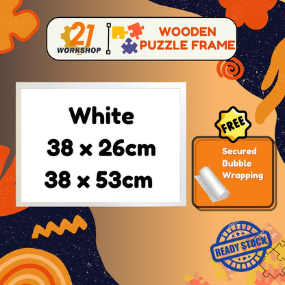 38CM x 26CM / 38CM x 53CM Puzzle Frame Solid Wooden Puzzle Frame 1000pcs Jigsaw Puzzle / Photo Frame Wall / Mini Puzzle